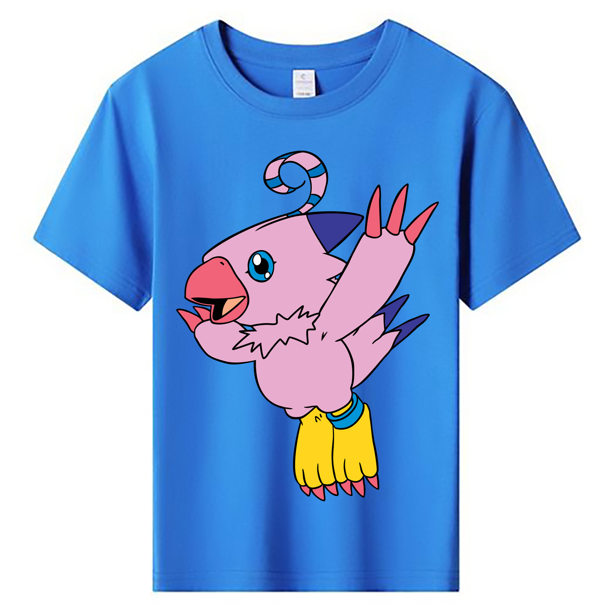 （画像用） Digimon デジタルモンスター/デジモン 綿100％キッズTシャツ（フロントプリント）